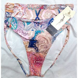 Profile by Gottex Karma Shirred High Waist Swim Bottom Size 6 RN 49787 E25101P81